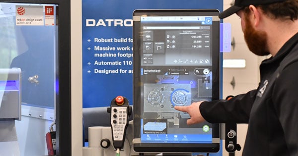 DATRON CNC Integrated Probe Simplifies Workpiece Setup